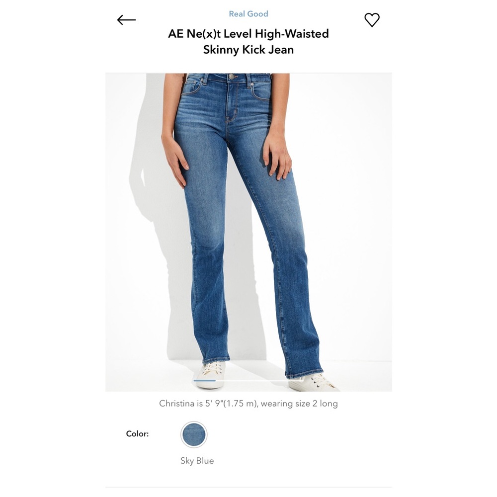 NWOT American Eagle Skinny Kick jeans